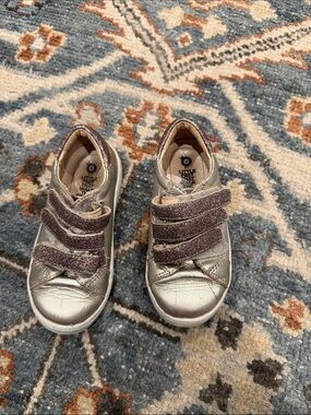 Old Soles Copper/Gold Sneakers with Glitter Straps